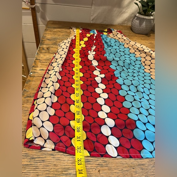 LAVENA Multicolor Polka Dot Sleeveless Tunic – XL - Picture 5 of 8